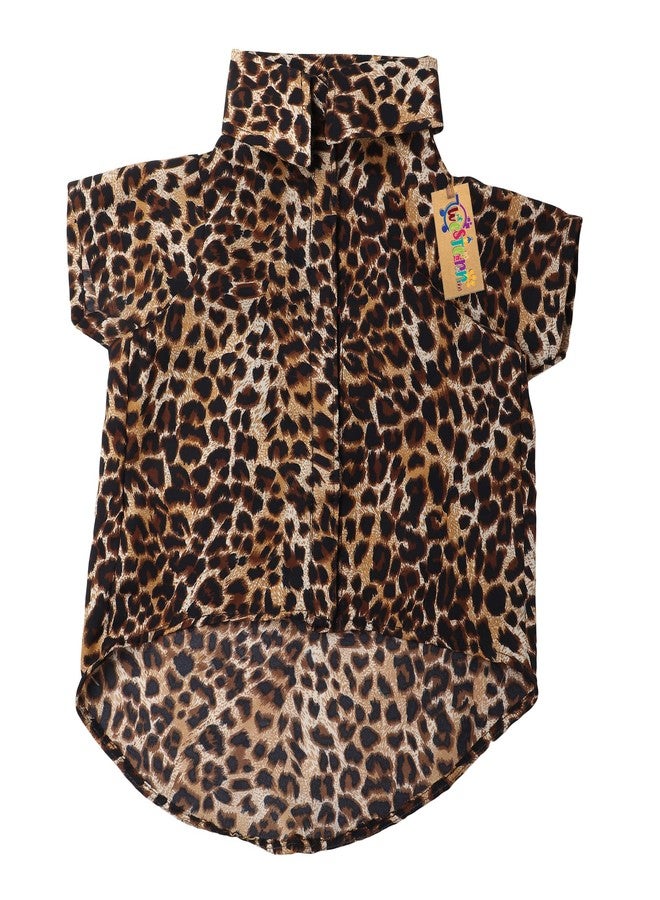 Western Era Cotton Printed Breathable Basic Vest Dog Shirt, Super Soft Shirt, Cute Lightweight Thin Shirt for Your Furries, Ultra Comfort Dog Apparel (Cheetah Print) (XXLarge - 28inch) - Image 5